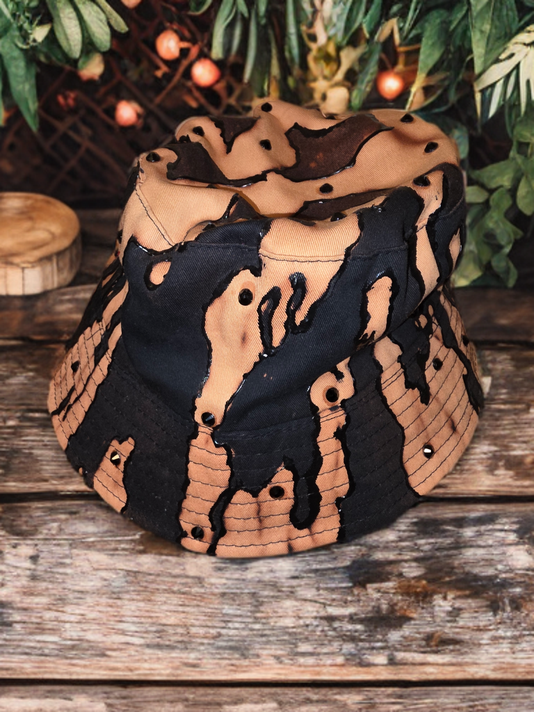 BLACK LAVA CUSTOM BUCKET HAT