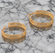 Load image into Gallery viewer, SUNDARA HOOP EARRINGS
