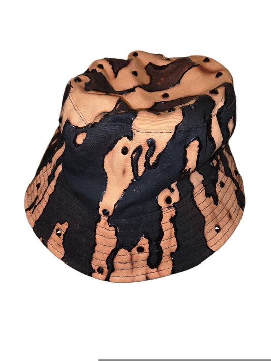 BLACK LAVA CUSTOM BUCKET HAT