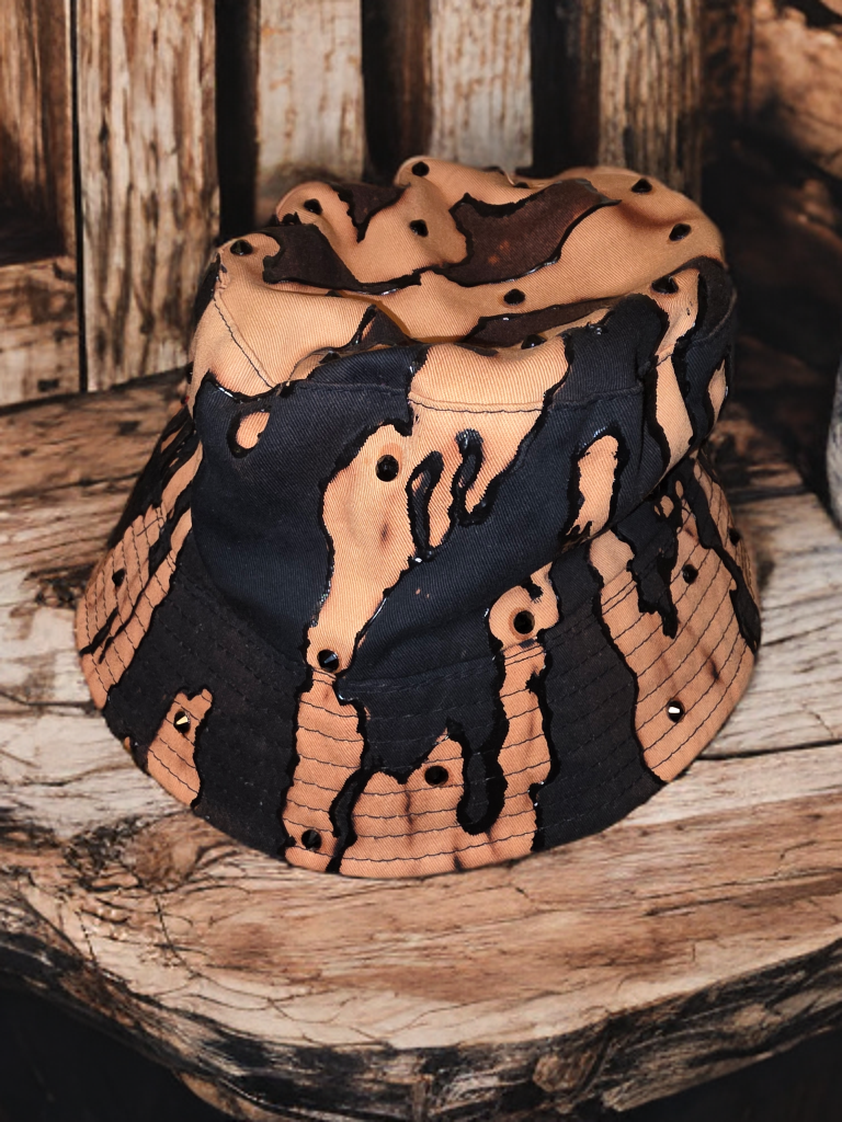 BLACK LAVA CUSTOM BUCKET HAT