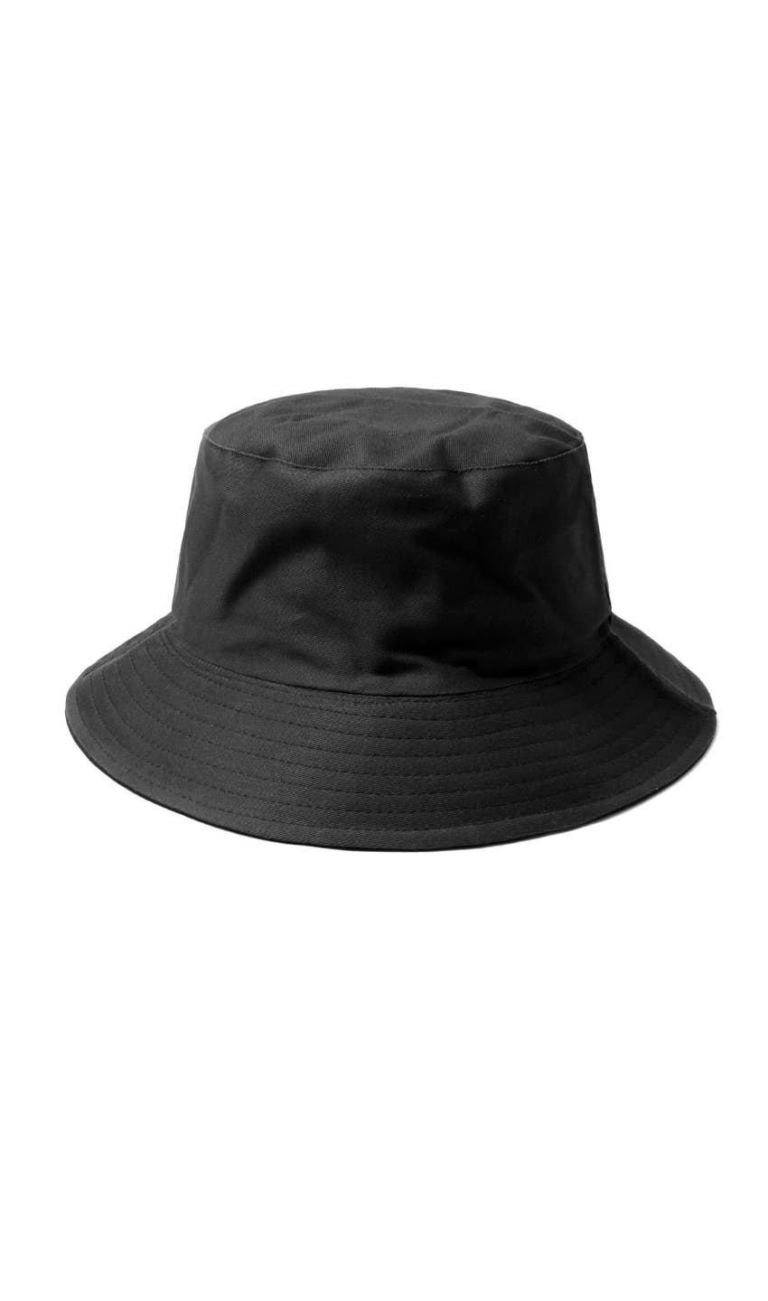 TAN/BLACK REVERSIBLE BUCKET HAT