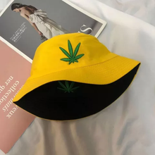 Load image into Gallery viewer, REVERSIBLE WEED BUCKET HAT
