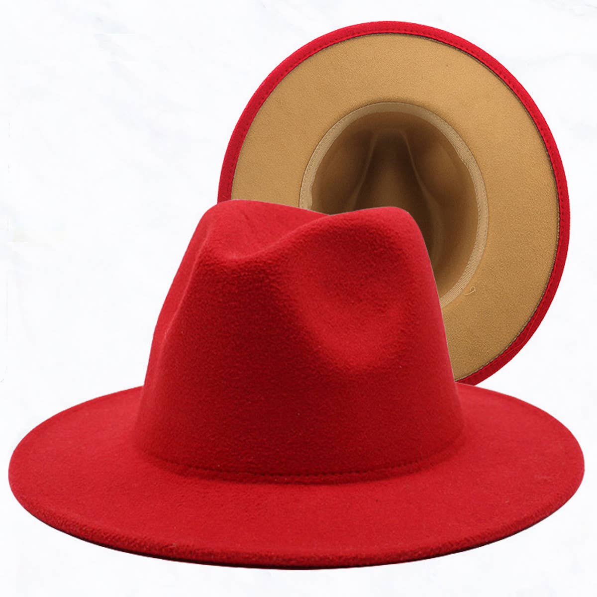 DOUBLE-SIDED FEDORA HAT