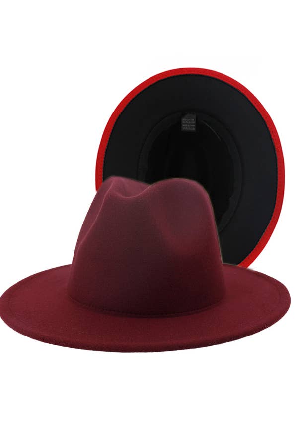DOUBLE-SIDED FEDORA HAT