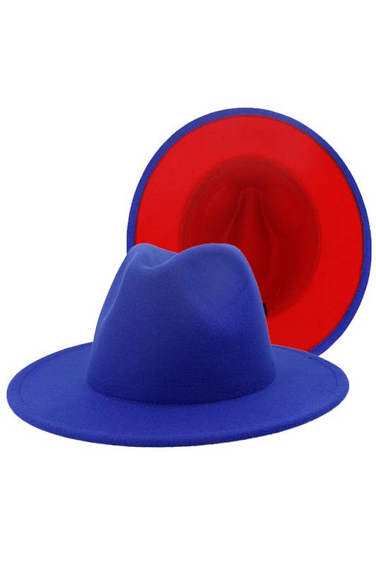 DOUBLE-SIDED FEDORA HAT