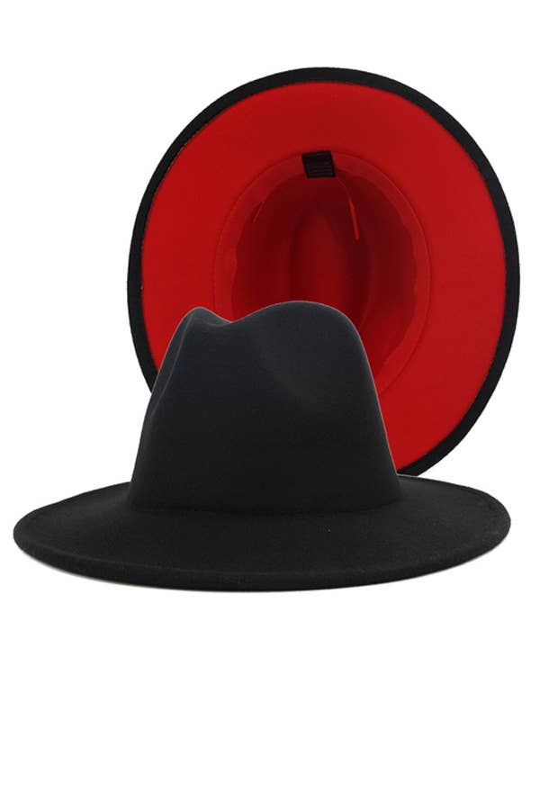 DOUBLE-SIDED FEDORA HAT