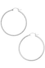 BRASS HOOP EARRINGS