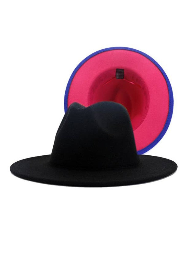 DOUBLE-SIDED FEDORA HAT