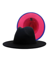 Load image into Gallery viewer, DOUBLE-SIDED FEDORA HAT
