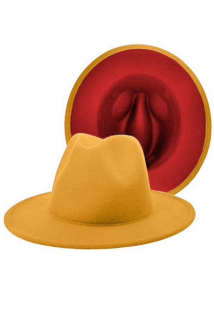 DOUBLE-SIDED FEDORA HAT