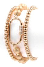 LINKED NECKLACE & BRACELET SET