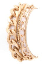 LAYERED CHAIN BRACELET