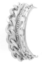LAYERED CHAIN BRACELET