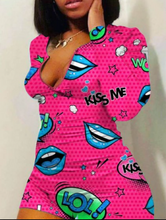 Load image into Gallery viewer, KISS ME ONESIE
