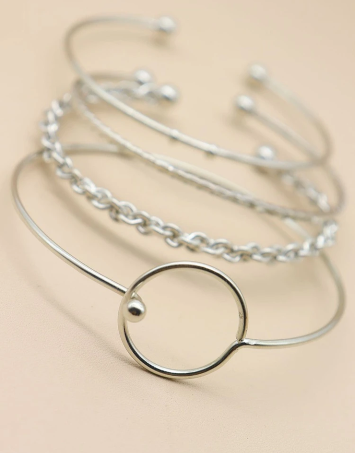 4PC ROUND BRACELET SET