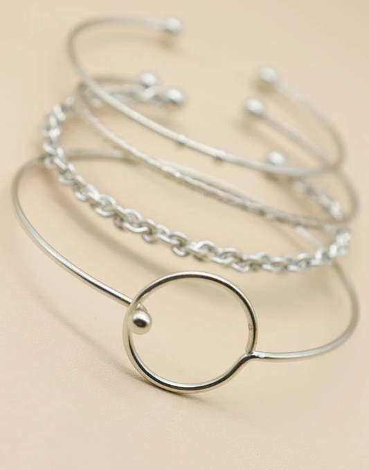 4PC ROUND BRACELET SET