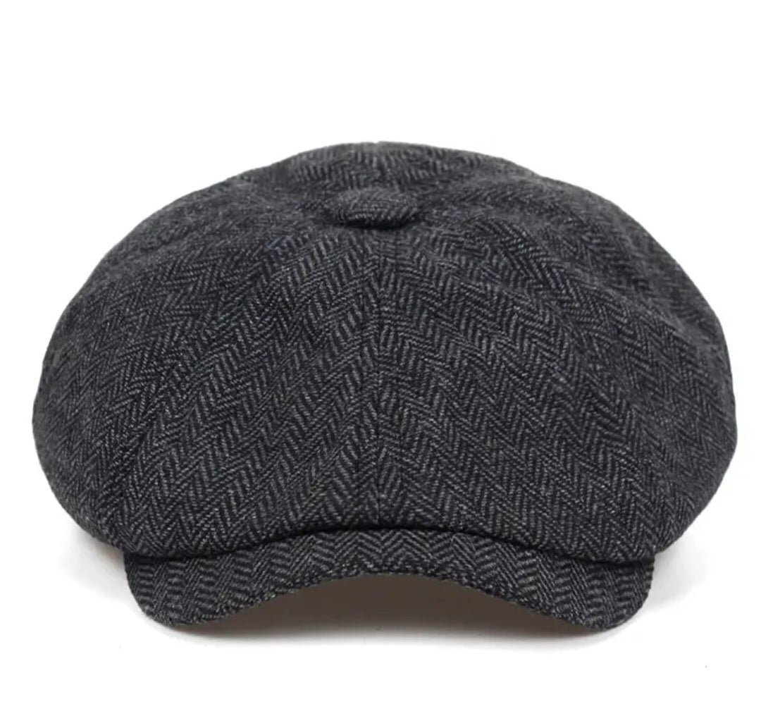 CHECKERED NEWSBOY CAPS