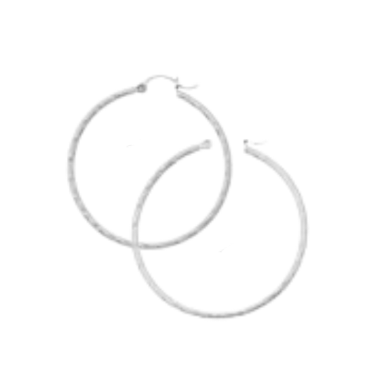 BRASS HOOP EARRINGS