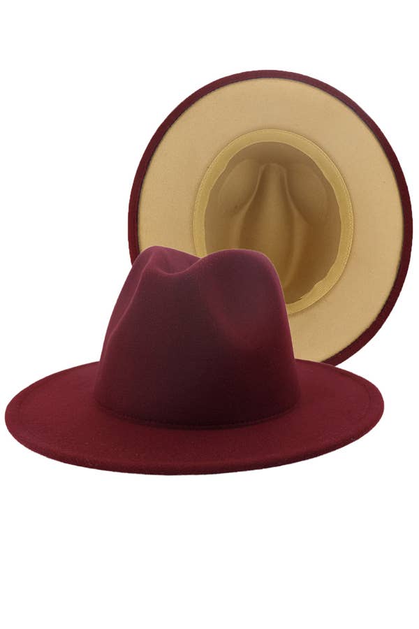 DOUBLE-SIDED FEDORA HAT