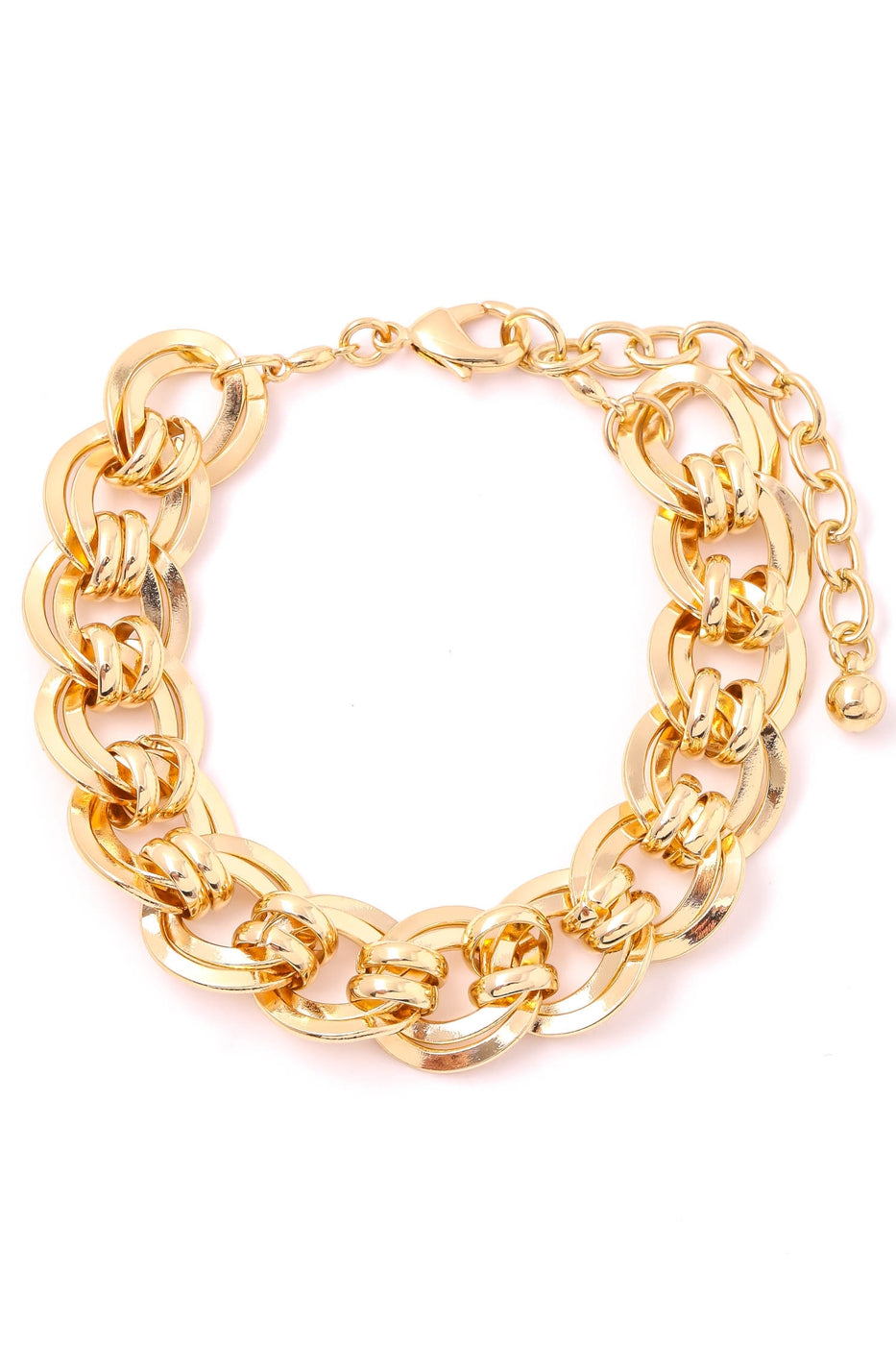DOUBLE CHAIN LINK BRACELET